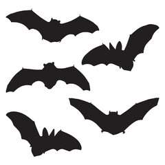 Bat Silhouette Vector illustration