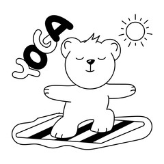 Yoga Bear 