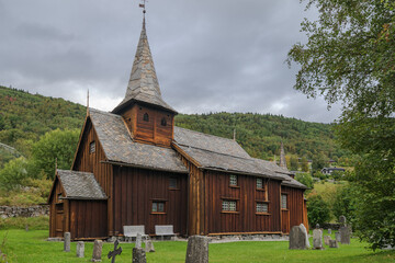 Hol`s old chuch, Telemark, Norway, 