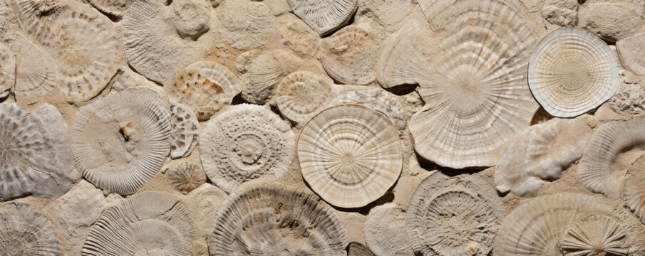 Texture of limestone with fossilized brachiopods This limestone displays a finelygrained texture, due to the abundance of fossilized brachiopods. The brachiopod fossils are small and round,