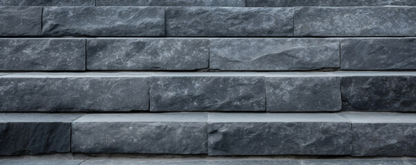 Texture of Bluestone steps, with a cool and moody deep bluegray hue and a subtle grainy texture that adds grip and character.