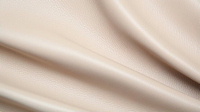 Texture of a pale beige Harness Leather, featuring a delicate and ery texture. The leather is thin and flexible, with a subtle grain pattern.