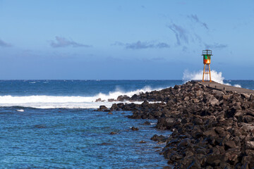 The lighthouse of Saint-Pierre de la Reunion