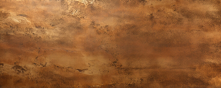 Closeup of a brushed bronze texture with a pitted, textured surface. The texture has a rich, earthy quality that brings to mind natural elements, while the bronze color adds a touch of luxury.