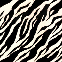 Seamless zebra texture, zebra fur, animal pattern.