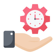 Value Of Time Flat Icon