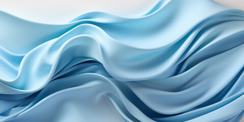 Obraz premium Blue color flow wave trendy background. Background for presentation, Copy space, backdrop. Colorful texture. Ai generative