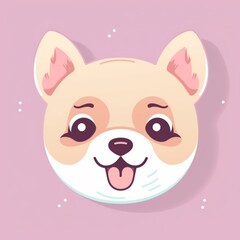 Obraz premium Kawaii Dog Illustration