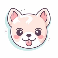 Obraz premium Kawaii Dog Illustration