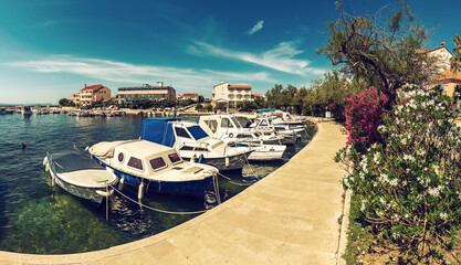Fototapeta premium Petrcane in Dalmatia, Croatia