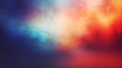 Gradient abstract design with a split tone colored background, Generative AI