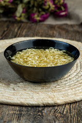 instant noodles during cooking, cooking dishes