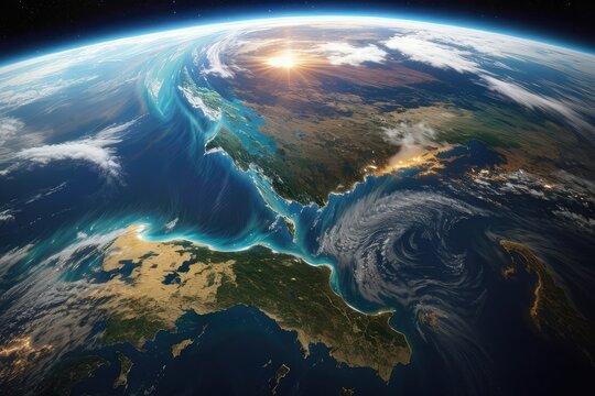 Earth from space photo