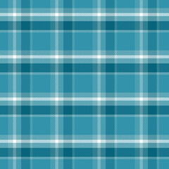Seamless Repeat Turquoise Plaid Pattern