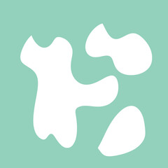 Colorful Schematic Hollow Frame Background