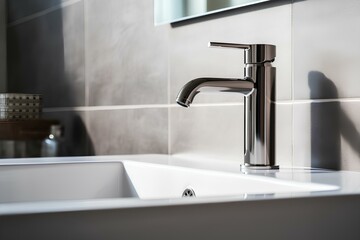 Fototapeta premium a faucet. generative AI