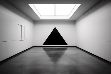 Obraz premium empty room with columns