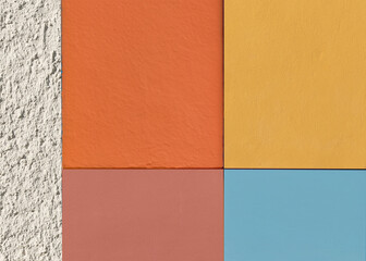 Select plaster structures and combine colors