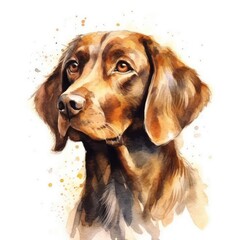 portrait of a dachshund