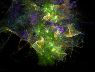 Imaginatory fractal abstract background Image