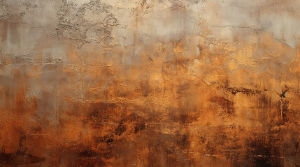 textura envelhecida grunge  abstrato em  Tons terrosos, cobre e dourado - obrazy, fototapety, plakaty