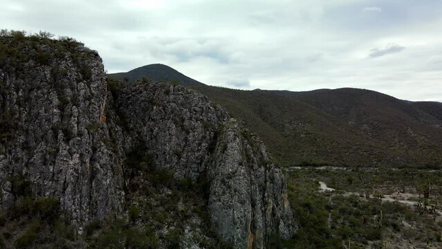Mountain in Mexican desert area