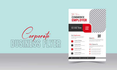 Corporate business flyer template design marketing, business proposal, promotion, advertise, publication & Etc