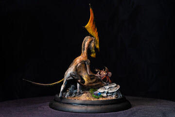 Tupandactylus dinosaur in the dark © meen_na