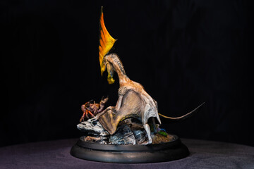 Tupandactylus dinosaur in the dark © meen_na