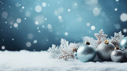 Obraz premium Christmas background with large copyspace - stock photo