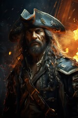 portrait of a pirate