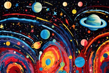 background with space