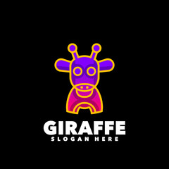 Giraffe line gradient design