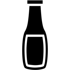 Bottle drink icon symbol vector image. Illustration of the drink water bottle glass design image