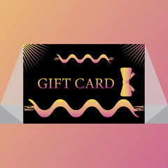 Gift Card template.
