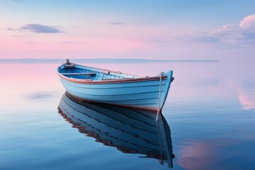 Fishing boat. Background with selective focus and copy space