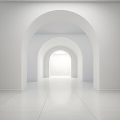 white corridor