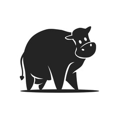 cow logo template Isolated. Brand Identity. Icon Abstract Vector graphic