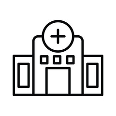 Hospital icon design, illustration design