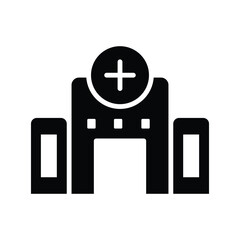 Hospital icon design, illustration design