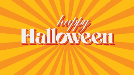 happy halloween editable text effect October Festival 3d Cartoon template style premium vector