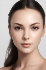 Fototapeta premium Beautiful Natural skincare model image