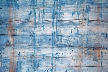 Abstract Grunge Background Blue: Distressed Denim or Weathered Wood-Inspired Visual Delight, generative AI