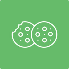 Fototapeta premium Cookies Icon