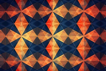 Engaging Eye: Abstract Pattern Background with Embedded Rhythm, generative AI