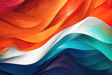 Abstract Tricolor Background: Celebrating Unity and Diversity of a Multicultural Nation, generative AI