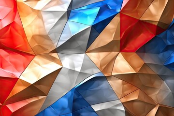 Abstract Tricolor Background: Reflecting Harmony and Unity in Diversity, generative AI