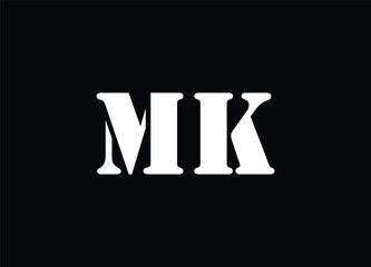 mk letter logo, monogram logo, smart logo, mk stylish logo, mk trending logo