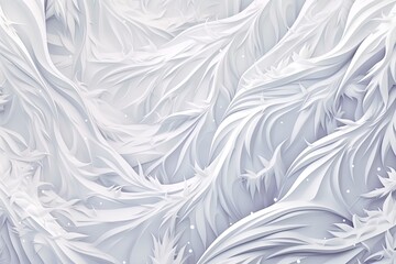 White Abstract Background: Symbolizing Peace and Purity of Winter Landscape, generative AI