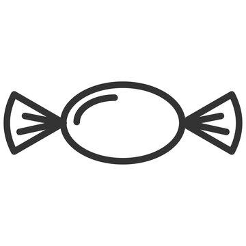 recommend clip art: Vector illustration of candy icon in dark color and transparent background(png).